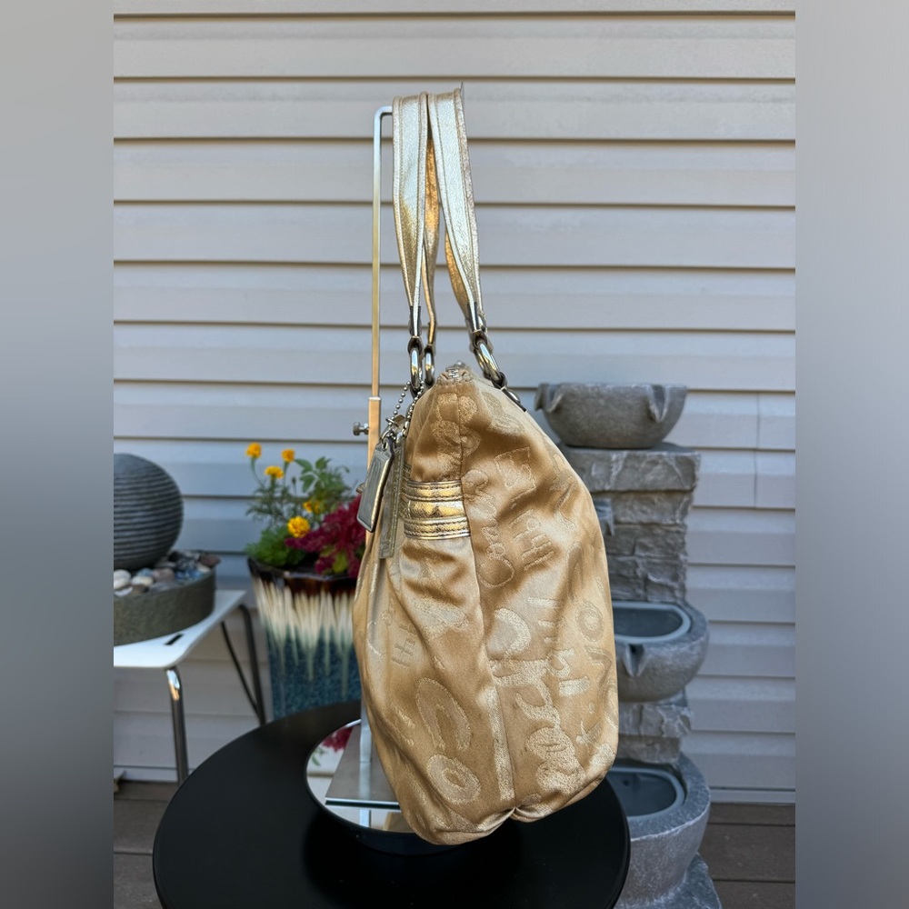 Coach Poppy Story Patch Glam Tote - Picture 8 of 14